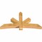 Ekena Millwork Alberta Rough Sawn Timber Gable Bracket, Western Red Cedar, 72"W x 39"H x 6"D x 6"F, 13/12 Pitch GBW072X39X0606ALB00RWR - alternate 4